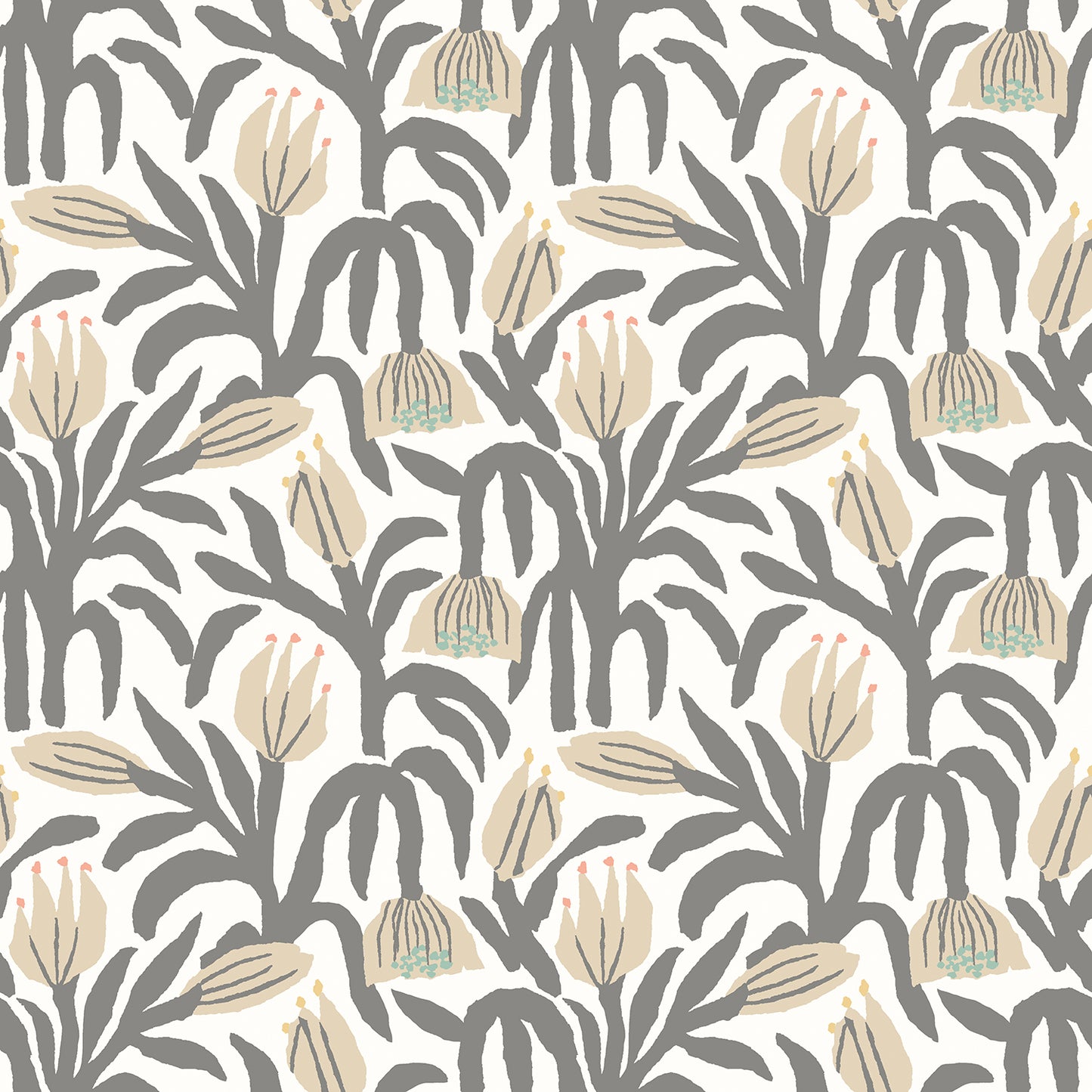 CHUNKY FLOWER - Charcoal
