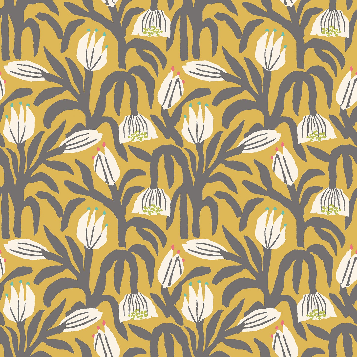 CHUNKY FLOWER - Mustard