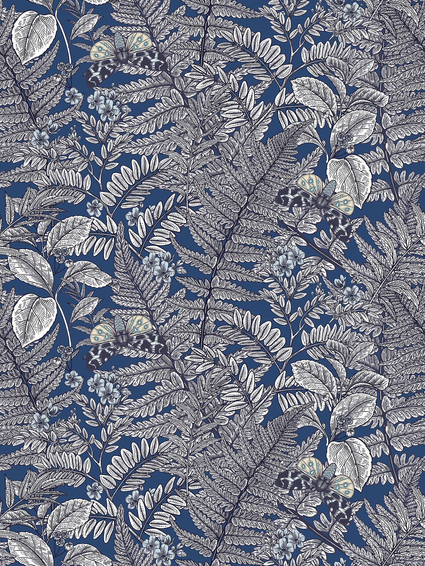 WILD FERNS - Indigo