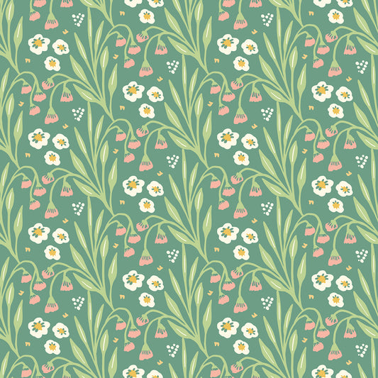 MEADOW STRIPE - Leaf & Peony