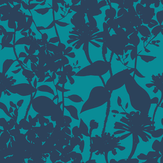 SUMMER SILHOUETTE - Ink & Teal
