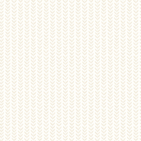 DITSY LEAF STRIPE - Linen
