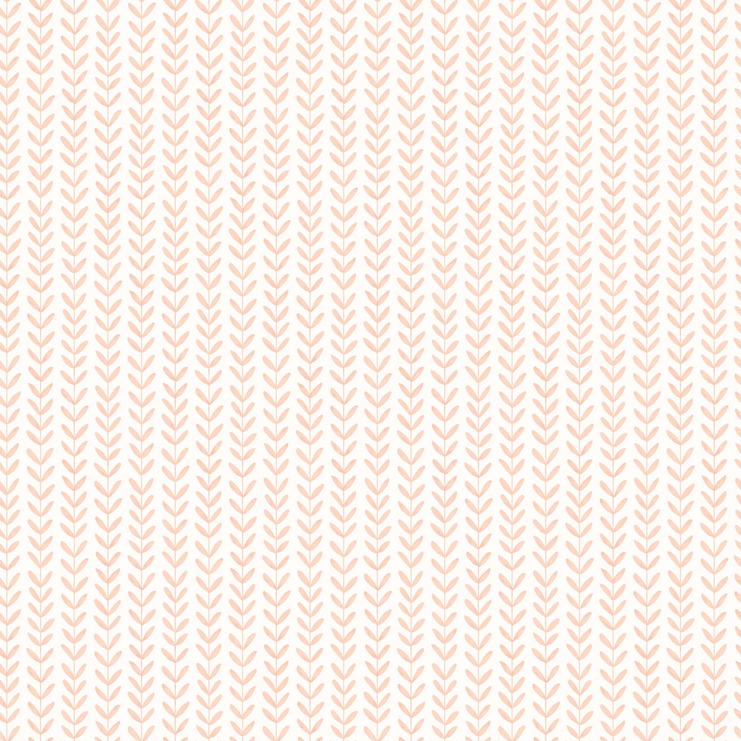 DITSY LEAF STRIPE - Apricot