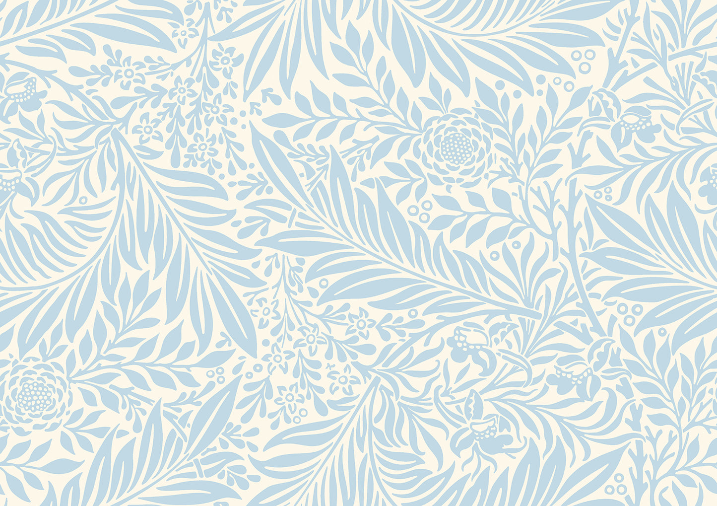 LEAF VINE - Wedgewood Blue
