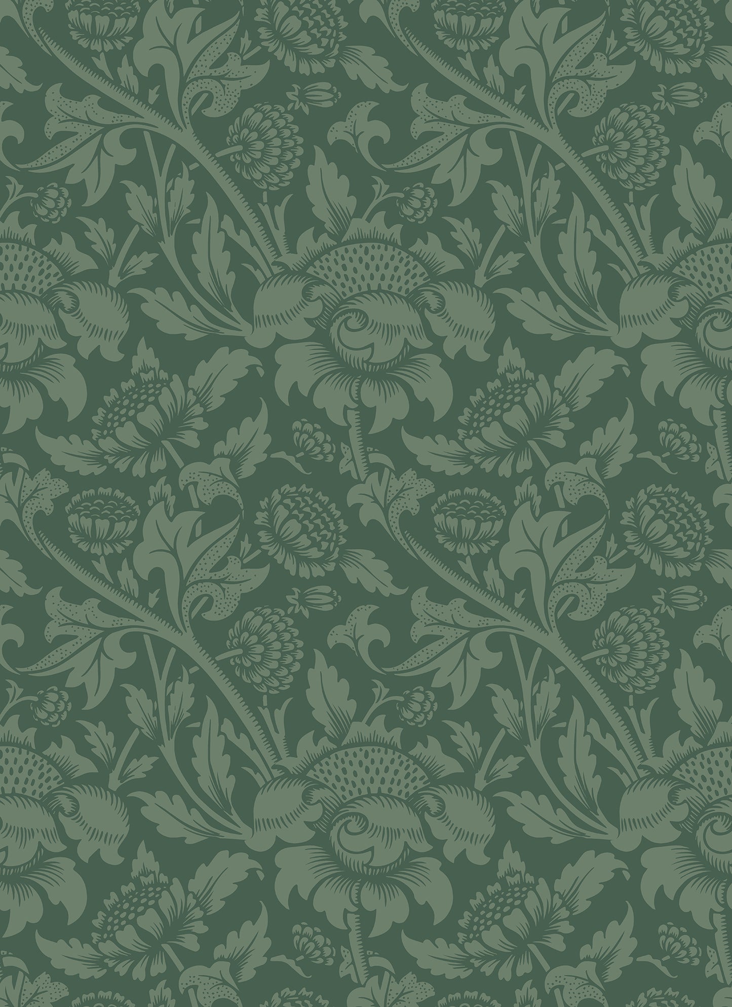 DAMASK TRAIL - Forest Green