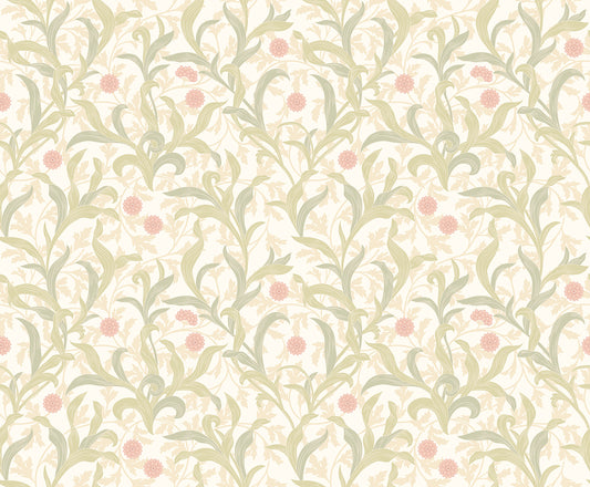 FLORAL TRAIL - Sage & Coral