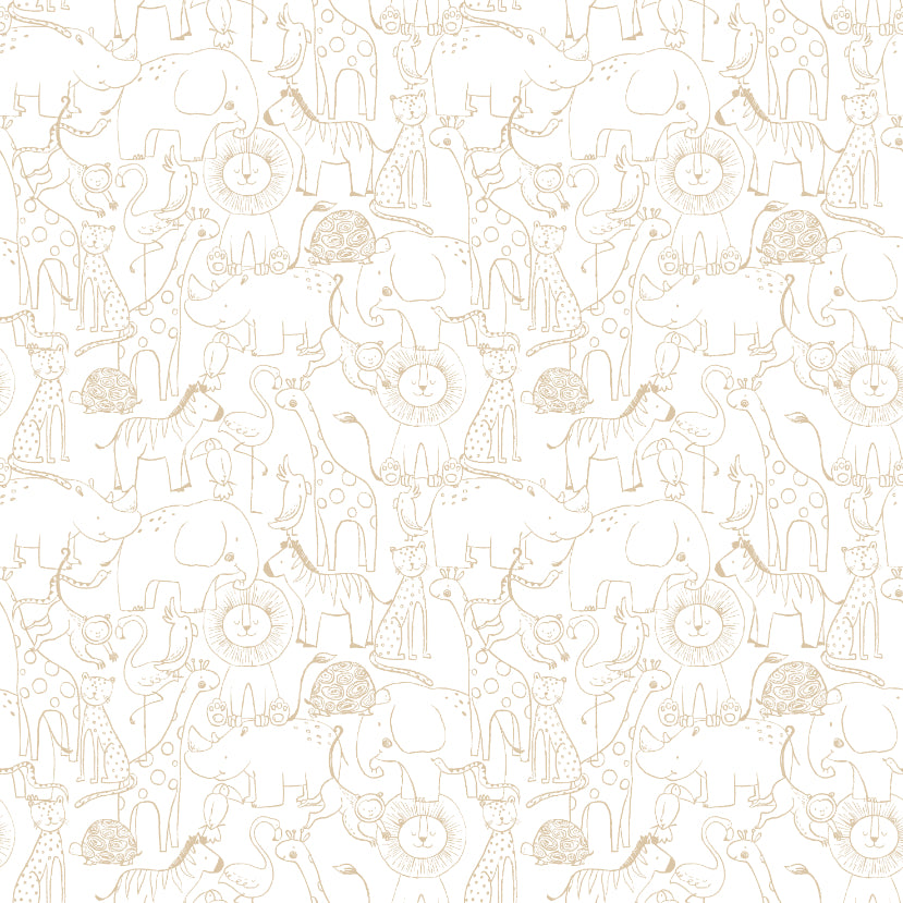 ANIMAL DOODLE - Parchment