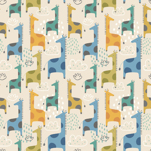 GIRAFFE FRIENDS - Denim Mix